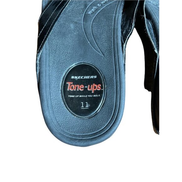 Skechers tone-ups, tone up while you walk black size 11 - Picture 3 of 3